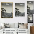 thumbnail image 4 of Designart "Starry Dreams In Shades Of Gray" Coastal Coral Under Water Floater Framed Wall Art Prints, 4 of 5