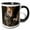 Black/White, variant on 3drose, Ocelot, Mesquite Tree, Welder Wildlife Refuge, Tx - Na02 Rnu0718 - Rolf Nussbaumer, 11oz Two-tone Black Mug
