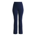 thumbnail image 5 of Time and Tru Women's Ponte Knit Pull On Bootcut Pants, Regular & Short Inseams, Size XS-XXXL, 5 of 5