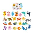 thumbnail image 3 of Milaget Early Education Matching Cartoon Puzzles Early Learning Educational Activity Marine Animals, 3 of 9