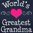 thumbnail image 3 of CafePress - World's Greatest Grandma Women's Classic T Shirt - Women's Traditional Fit Dark T-Shirt, 3 of 4