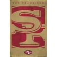 thumbnail image 4 of NFL San Francisco 49ers - Logo 25 Wall Poster with Push Pins, 22.375" x 34", 4 of 4