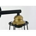 thumbnail image 2 of Auspice 2 light black Wall Sconce, 2 of 7