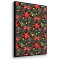 thumbnail image 3 of Bright Christmas Night Collection E - Framed Gallery Wrapped Holiday Canvas - 25 x 37 - Black Frame, 3 of 8