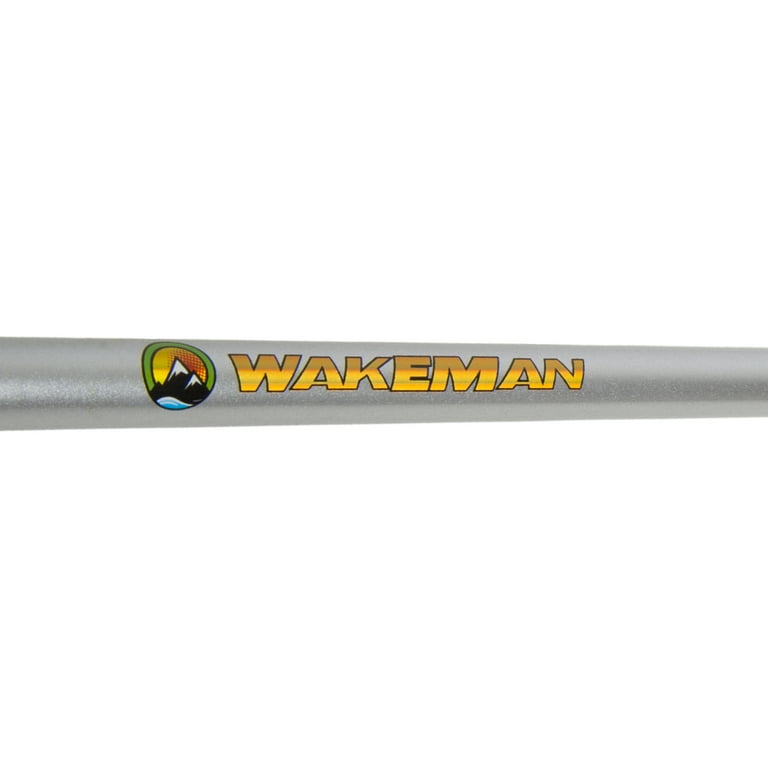 Fishing Rod and Reel Combo, Spinning Reel Fishing Pole, Fishing Gear for  Bass and Trout Fishing, Silver – Lake Fishing, Strike Series by Wakeman 