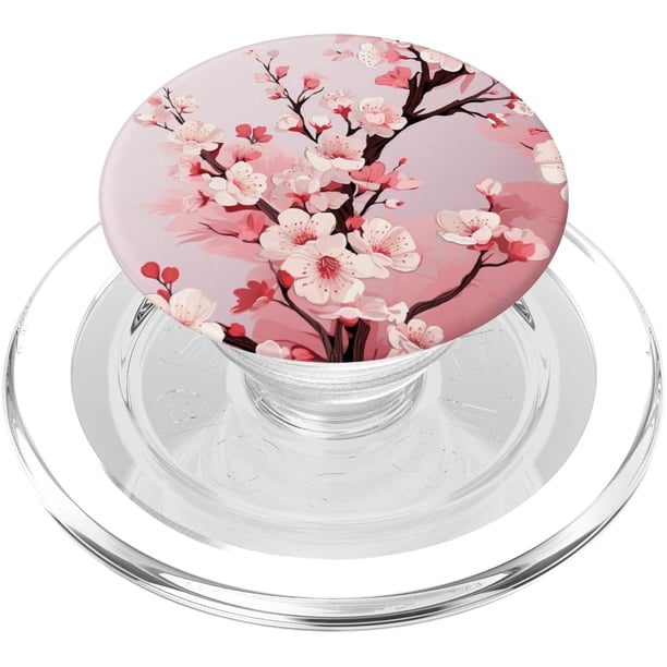 CELL_PHONE_GRIP PopGrip MagSafe con estampado floral de cerezo Sakura