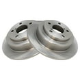 thumbnail image 2 of TRQ Rear Brake Rotors Set Solid Fits Select 2005-2006 Saab 9-2X 1998-2008 Subaru Forester 1993-2007 Impreza 1990-1999 Legacy, 2 of 5