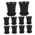 thumbnail image 6 of 10 Pcs Planting Pots Mini Trash Can Planters for Outdoor Plants Black, 6 of 8