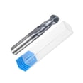 thumbnail image 6 of Uxcell Ball Nose End Mill 3/16" Radius 3/8" Shank Solid Carbide AlTiN Coated Upcut Spiral 2 Flutes, 6 of 6