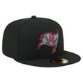 thumbnail image 3 of Men's New Era  Black Tampa Bay Buccaneers Color Pop 59FIFTY Fitted Hat, 3 of 5