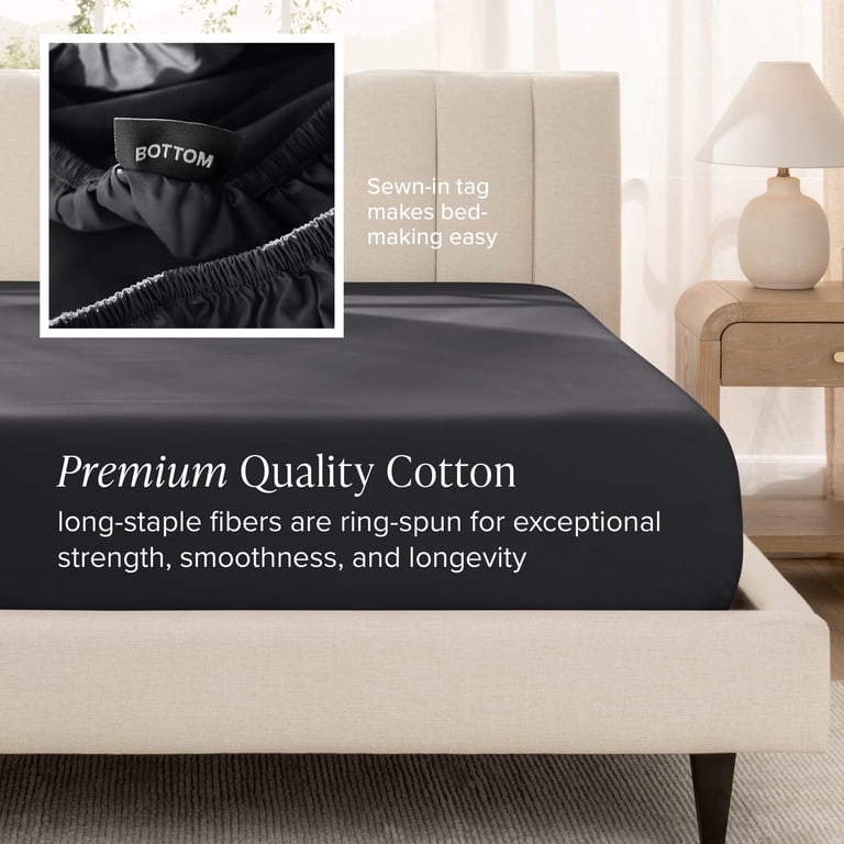 Bare Home 400 Thread Count 100% Organic Cotton Twin XL Sheet Set photo 6