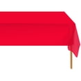 thumbnail image 2 of Red 6 Pack Standard Disposable Plastic Party Tablecloth 54 Inch. x 108 Inch. Rectangle Table Cover By Zimpleware, 2 of 6