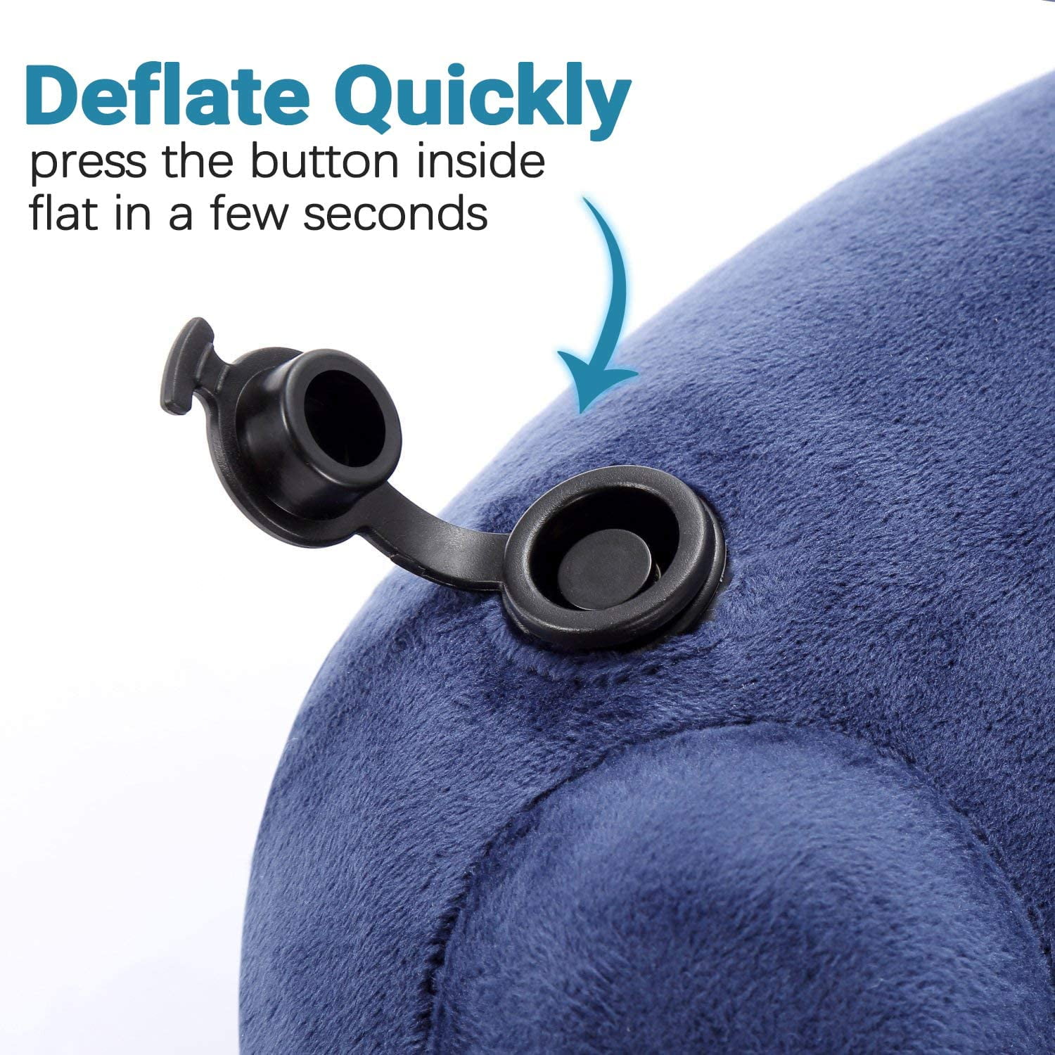 Metene inflatable 2025 travel pillow