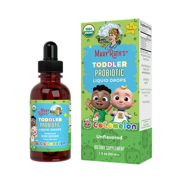 MaryRuth Organics Cocomelon Toddler Probiotic Liquid Drops, Organic, 1 fl oz