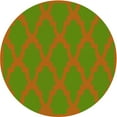thumbnail image 1 of Ahgly Company Indoor Round Patterned Green Apple Green Area Rugs, 7' Round, 1 of 6