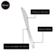 thumbnail image 4 of Moven Cuchillo De Mesa Azalea De Acero Inoxidable, 4 of 7