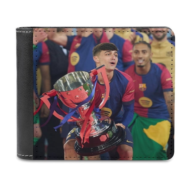 Pedri Cartera de Cuero PU para Hombres, Tarjetero Bifold Delgado, Cartera Minimalista de Cuero Sintético Suave (2)