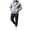 Gray(Mens Hooded Sets), variant on VEXRO Mens Hoodies 2 Piece Outfits Fleece Workout Casual Sweatpant and Drawstring Sweatshirts Fall Winter Hooded Sets