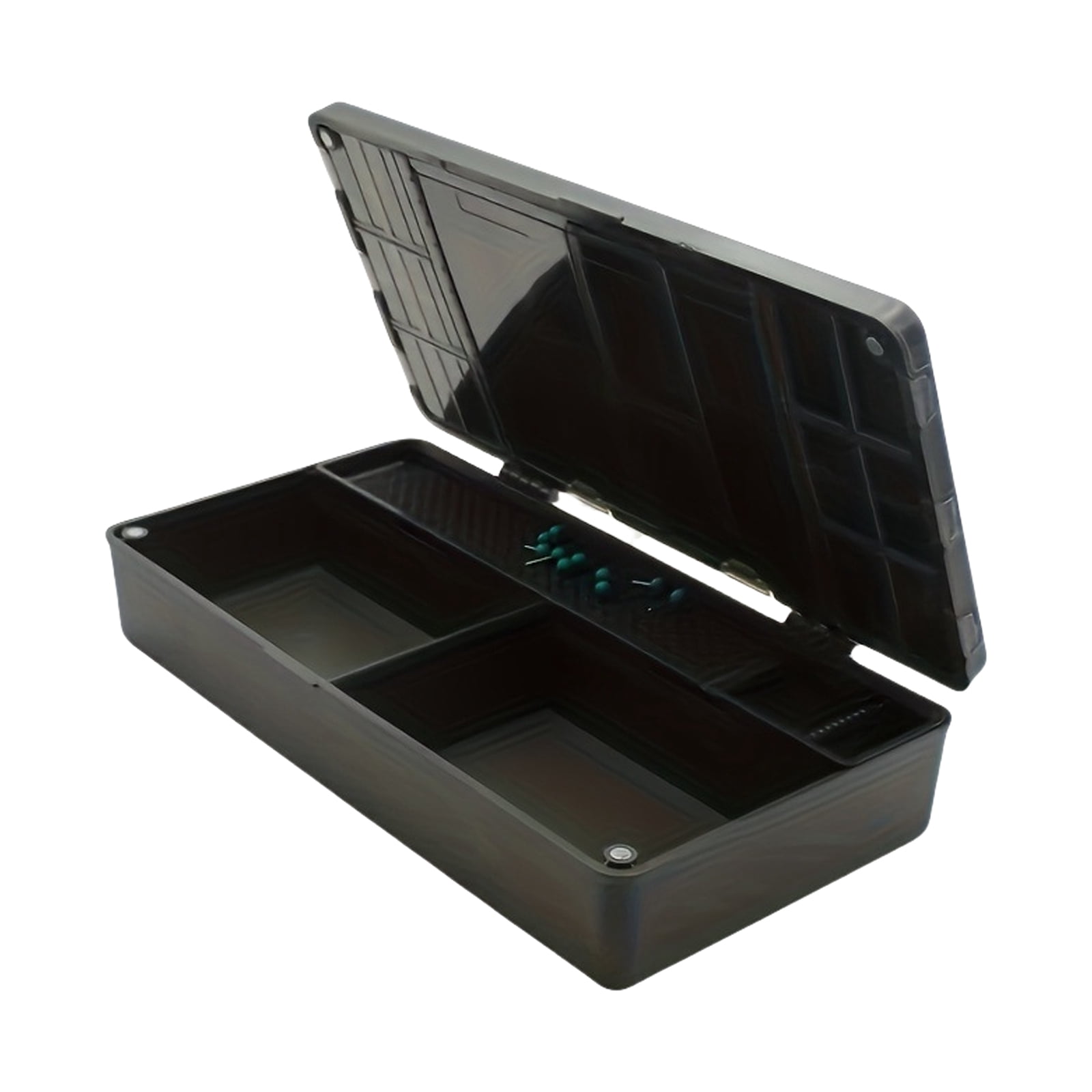 Compartment Fishing Tackle Box Fishing Rigging Storage Case Container Stiff Hair Rigging Board Fishing Line Rigging Holder Enduring