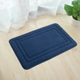 thumbnail image 3 of Hgallory Cotton Thick Floor Mats for Bedroom Living Room, Soft Non-Slip Floor Rugs for Entrance Sofa side, Home Decor Solid Color Floor Doormat Welcome Mats, 20"x32", 1 Pack, Blue, Rectangle, 3 of 8