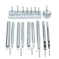 thumbnail image 5 of 11 Pieces Die Punch Snap Kit Practical Punch Buttons Set for w/ Base for Punch H, 5 of 9