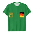 thumbnail image 4 of TZEWGL European Cup Theme Printed Short Sleeve Round Neck Tops For Kid Top For Newborns size 3-4T, 4 of 4