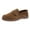 Brown, variant on Womens Casual Shoes Spring Fall Suede Slip on Penny Loafers Soft Low Heel Oxfords Boat Dress Shoes Comfort Walking Flats