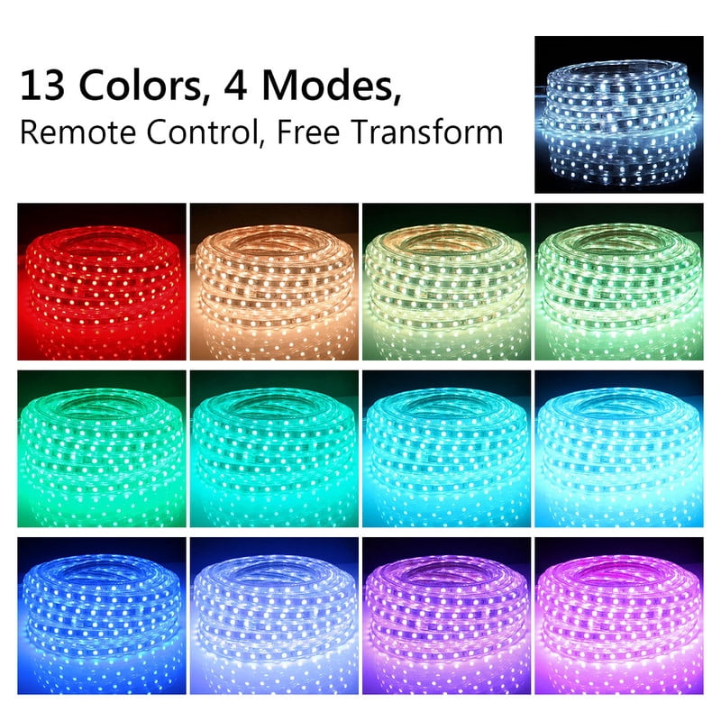 40ft Professional LED Strip Lights 13 Colors Home Theater Gaming Room Large Ceiling Decor