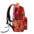 thumbnail image 3 of Fotbe Autumn Maple Leaves Pattern Casual Backpack for School, Travel, and Outdoor Activities - Durable, Lightweight, and Comfortable, 3 of 5