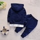 thumbnail image 2 of Conjunto de ropa de bebé oso de fresa con cremallera Otoño Invierno Chaqueta con capucha, 2 of 6