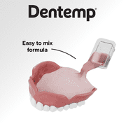 Dentemp Reline-It - Advanced Formula Reline-It Denture Reliner - Denture Kit to Refit and Tighten Dentures for Both Upper & Lower Denture - 4 count (Pack of 2)