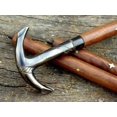 thumbnail image 4 of Brass Walking Canes Style Anchor Head Handle Wooden Stick Antique Gift For Him, 4 of 5