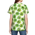 thumbnail image 7 of Wukai Green Kiwi Youth Unisex Short Sleeve T-Shirt for Boys, Girls, Teens, and Kids-Large, 7 of 7