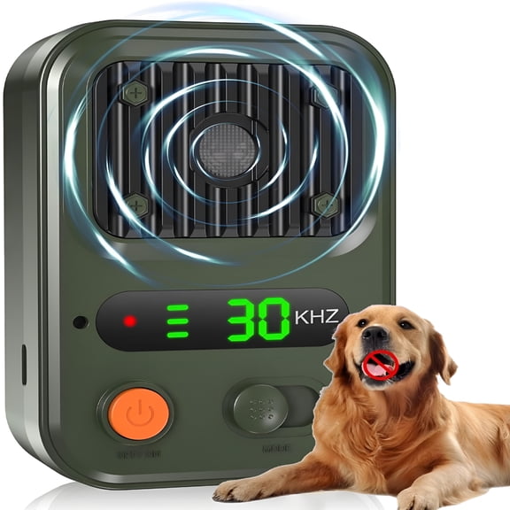 GJX 2026 New Anti Barking Device, Ultrasonic Dog Barking Silencer with 3 Modes, Rechargeable Bark Box for Indoor Outdoor, Pet Human Friendly Dog Bark Deterrent