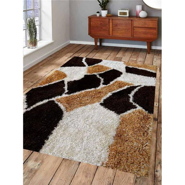 8 x 10 ft. Shag Contemporary Hand Tufted Polyester Area Rug, Multicolor