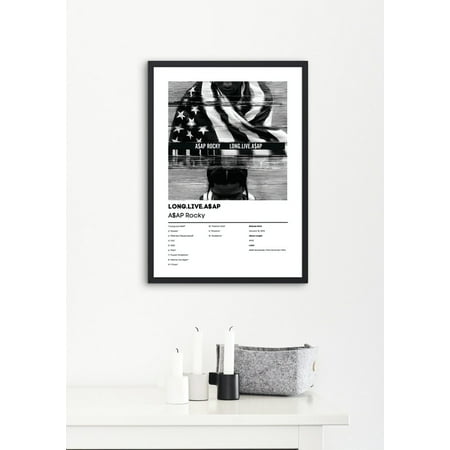 POSTER ASAP Rocky, Long Live Asap | ASAP Rocky Music Gift | Birthday Gift | ASAP Rocky Album Wall Art | asap Rocky Poster-UNFRAMED