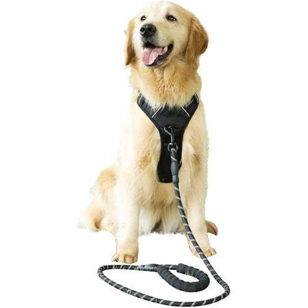 No Pull Dog Harness Dogs Leash Set, Reflective Dog Harness for Large