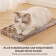 thumbnail image 5 of 2 Tablas rascadoras para Gatos de cartón Ondulado 45 x 22,5 x 3 cm, cartón rascador para Gatos, con Hierba gatera, Alfombrilla para rascar Gatos, Muebles para Gatos para Pared y Esquina, función 2 en, 5 of 7