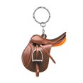 thumbnail image 4 of LLavero de vaquero occidental, decoración Interior de coche ligera única personalizada, abalorio colgante para regalo automotriz, bolso de mano, decor Estilo E Hugo Llavero de silla de montar a caballo, 4 of 9