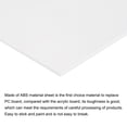 thumbnail image 4 of ABS Plastic Sheet 10 Inch x 8 Inch x 0.08 Inch ABS Styrene Sheets White, 4 of 6