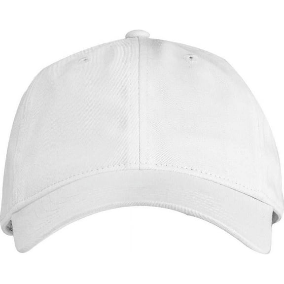 econscious EC7000 Unstructured Eco Baseball Cap - WHITE