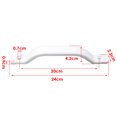 thumbnail image 3 of Langgg ABS Rv Screen Door Handle Ensures Stability And Support For RV And Home Safety Rv Handle Grab Bar By Door, 3 of 6