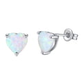 thumbnail image 1 of Joyas Pendientes Pendientes de moda redondos blancos Pendientes de ópalo con piedra natural Pendientes de ópalo, 1 of 5