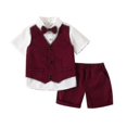 thumbnail image 1 of 90cm Conjunto de trajes formales para niños pequeños de esmoquin, traje ajustado para niños, 1 of 2