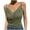 bras for women plus size-Army Green, variant on Homenesgenics Bras for Women Plus Size Sports Bra Fashion Women Solid Color Steel Rings Lace Pad Gathering Camisole integrated Type Daily Bra Black S