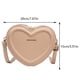 thumbnail image 2 of Bolso de moda para mujer Bolso de corazón para mujer Bolsos de mano Bolso de cuero de PU Caqui, 2 of 6