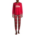 thumbnail image 2 of Secret Treasures Women's Plaid Flannel Joggers, 2 of 6