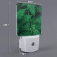 thumbnail image 2 of Fotbe Green Leave Fern Luz Nocturna LED, Luz de Noche con Sensor de Luz Natural de Anochecer a Amanecer, Se Enchufa a la Pared, Blanco Cálido 0.5W-US, 2 of 7