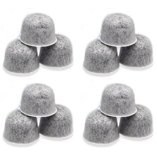 Los filtros de agua del carbón activado reemplazan a Capresso 4440.90 por Nispira, 12 filtros NISPIRA CAP12