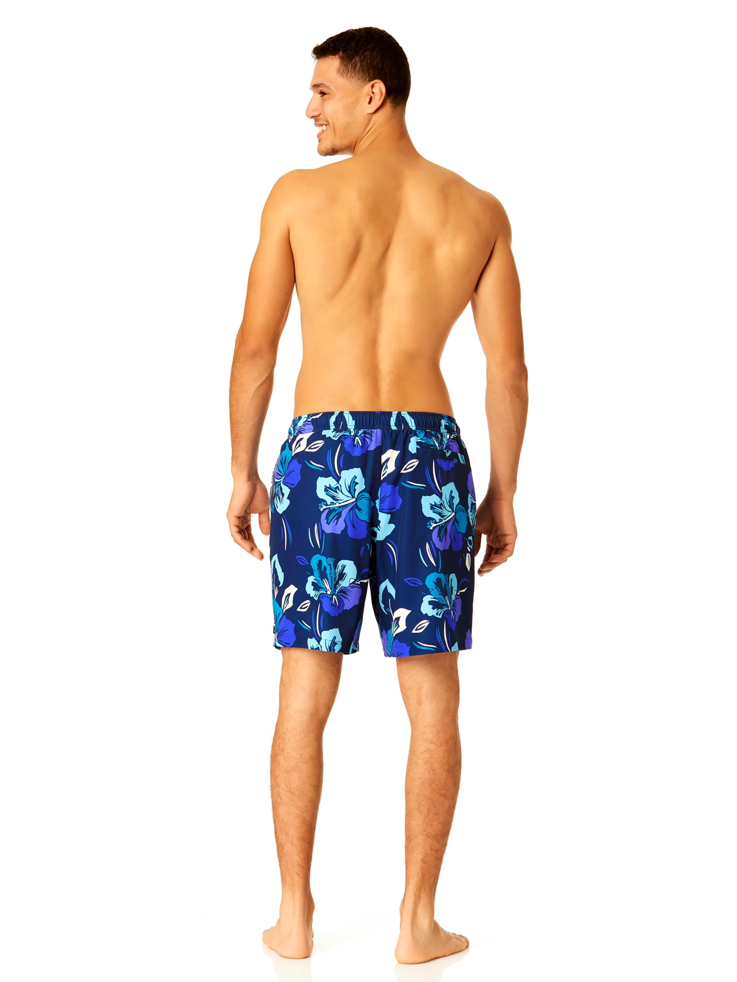 Rugged Shark Men's & Big Men's Swim Trunks, 7" Inseam, Sizes S-3XL